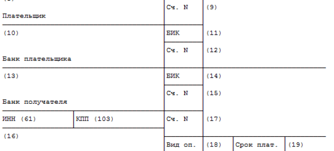 Поле налоговый период в платежном поручении